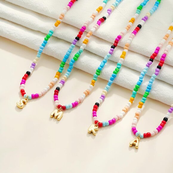 Elegant Initial Pendant Necklace - Adjustable 16+2 Inches for Personalized Style - Picture 6 of 7